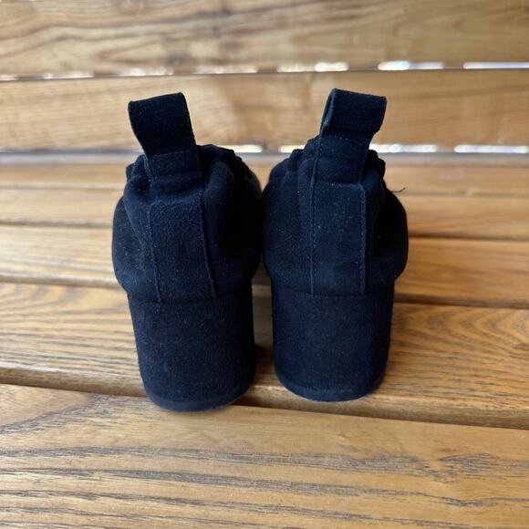 Everlane The Day Heel Womens 7 Black Suede Italian Leather Slip On Classic Work - Picture 6 of 11